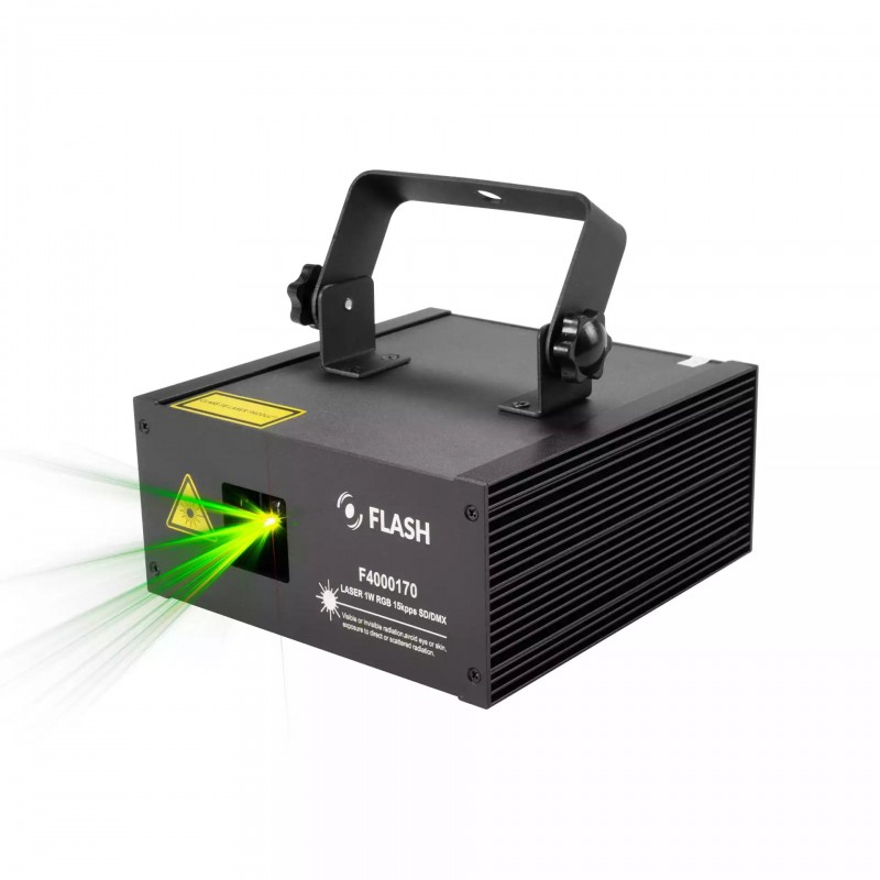 Flash Laser 1W RGB 15kpps SD DMX Flash Laser 1W RGB 15kpps SD DMX