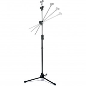 Hercules MS 533 B - statyw mikrofonowy - 1 - Statywy mikrofonowe - Statyw mikrofonowy podłogowy łamany na składanej trójnożnej p