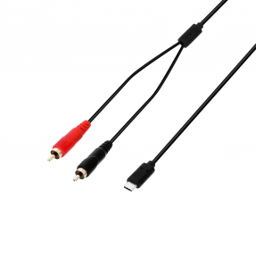 Adam Hall Cables 3 STAR Y CC USB-C 0150 - Kabel audio Y 2x RCA M x USB-C - 1.5 m - 1 - Kable USB - Adam Hall Cables 3 STAR Y CC