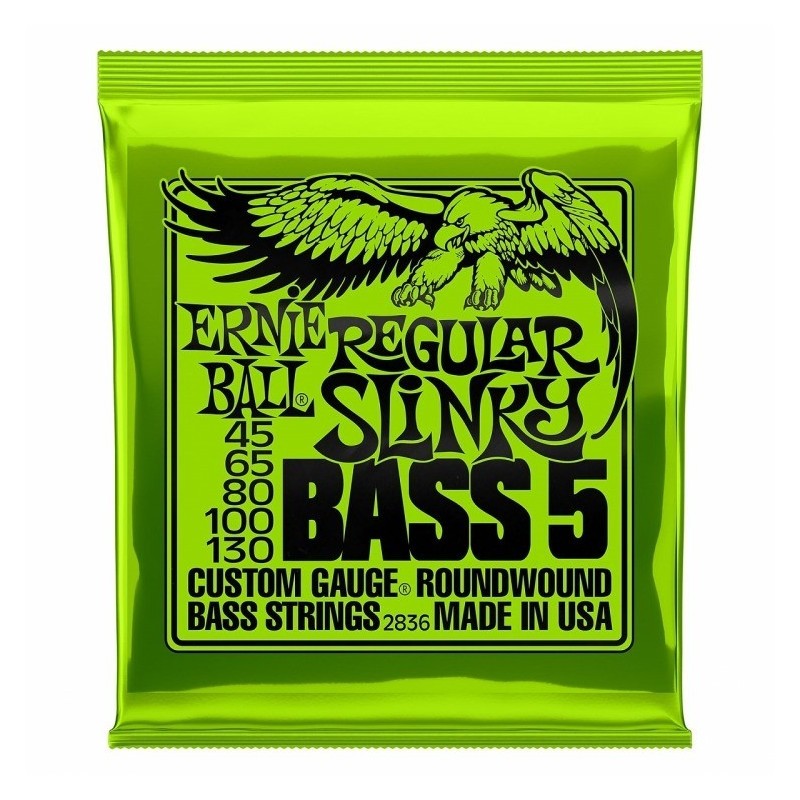 Struny Ernie Ball 2836 do gitary basowej w zestawie korbka + tuner + 6 kostek + pojemnik Struny Ernie Ball 2836 do gitary basowej w zestawie korbka + tuner + 6 kostek + pojemnik
