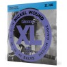 Struny D'Addario EXL115 do gitary elektrycznej w zestawie korbka + tuner + 6 kostek + pojemnik