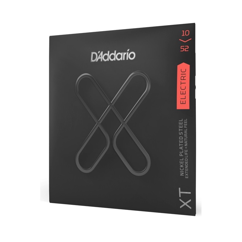 Struny D'Addario XTE1052 do gitary elektrycznej w zestawie korbka + tuner + 6 kostek + pojemnik Struny D'Addario XTE1052 do gitary elektrycznej w zestawie korbka + tuner + 6 kostek + pojemnik