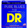Struny DR PHR-9-42 do gitary elektrycznej w zestawie korbka + tuner + 6 kostek + pojemnik