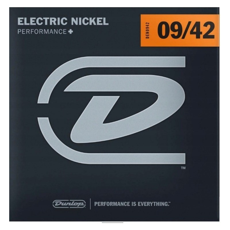 Struny Dunlop do gitary elektrycznej w zestawie korbka + tuner + 6 kostek + pojemnik Struny Dunlop do gitary elektrycznej w zestawie korbka + tuner + 6 kostek + pojemnik
