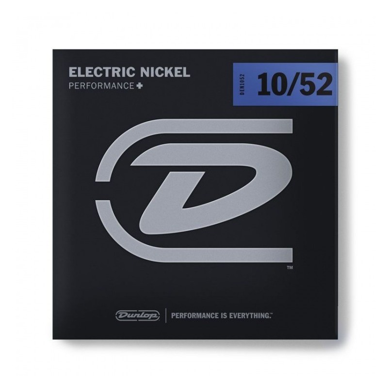 Struny Dunlop do gitary elektrycznej w zestawie korbka + tuner + 6 kostek + pojemnik