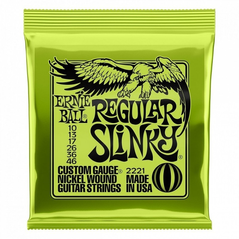 Struny Ernie Ball 2221 do gitary elektrycznej w zestawie korbka + tuner + 6 kostek + pojemnik Struny Ernie Ball 2221 do gitary elektrycznej w zestawie korbka + tuner + 6 kostek + pojemnik