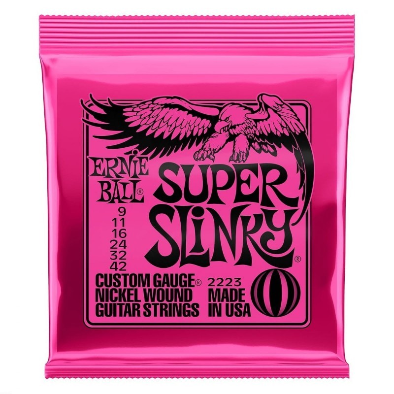 Struny Ernie Ball 2223 do gitary elektrycznej w zestawie korbka + tuner + 6 kostek + pojemnik Struny Ernie Ball 2223 do gitary elektrycznej w zestawie korbka + tuner + 6 kostek + pojemnik