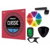Struny D'Addario EJ27H do gitary klasycznej w zestawie korbka + tuner + 6 kostek + pojemnik Struny D'Addario EJ27H do gitary klasycznej w zestawie korbka + tuner + 6 kostek + pojemnik