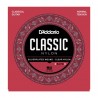 Struny D'Addario EJ27N do gitary klasycznej w zestawie korbka + tuner + 6 kostek + pojemnik