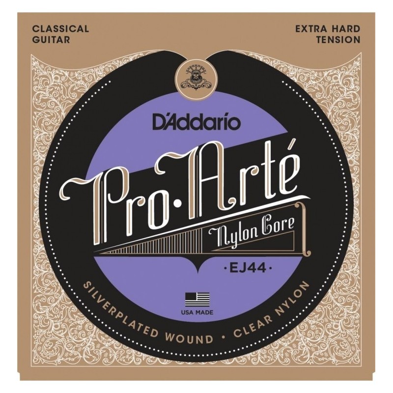 Struny D'Addario EJ44 do gitary klasycznej w zestawie korbka + tuner + 6 kostek + pojemnik
