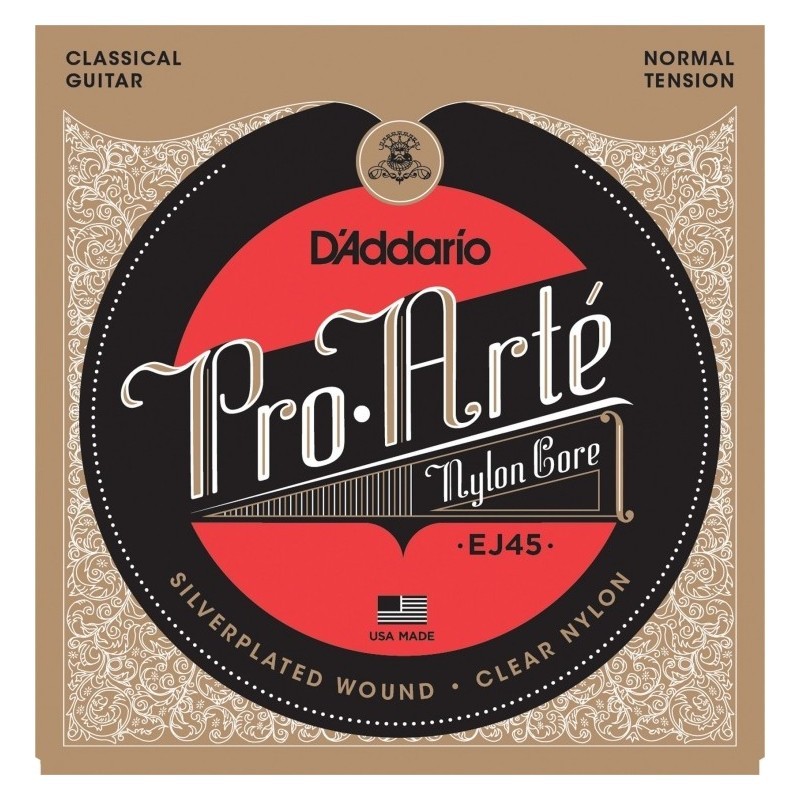 Struny D'Addario EJ45 do gitary klasycznej w zestawie korbka + tuner + 6 kostek + pojemnik Struny D'Addario EJ45 do gitary klasycznej w zestawie korbka + tuner + 6 kostek + pojemnik