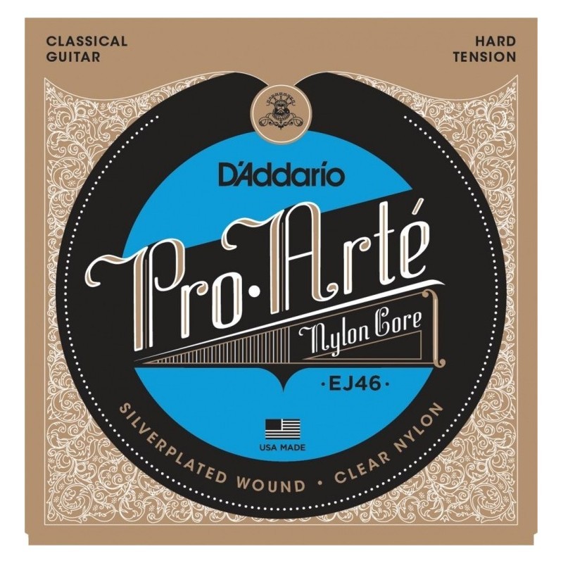 Struny D'Addario EJ46 do gitary klasycznej w zestawie korbka + tuner + 6 kostek + pojemnik Struny D'Addario EJ46 do gitary klasycznej w zestawie korbka + tuner + 6 kostek + pojemnik