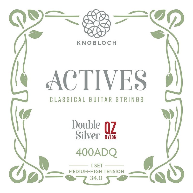 Struny Knobloch 400ADQ do gitary klasycznej w zestawie korbka + tuner + 6 kostek + pojemnik Struny Knobloch 400ADQ do gitary klasycznej w zestawie korbka + tuner + 6 kostek + pojemnik