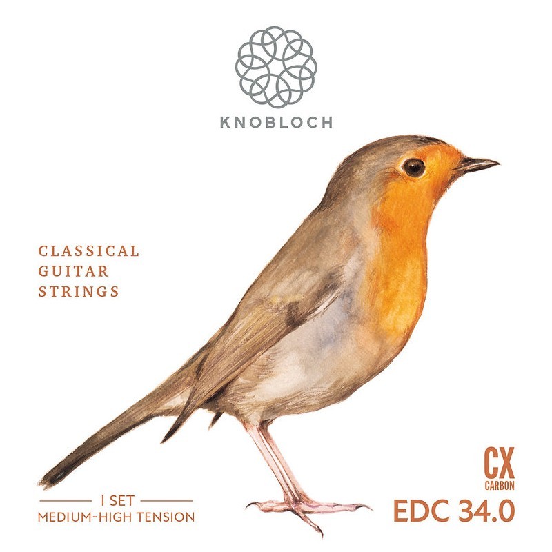 Struny Knobloch EDC34.0 do gitary klasycznej w zestawie korbka + tuner + 6 kostek + pojemnik Struny Knobloch EDC34.0 do gitary klasycznej w zestawie korbka + tuner + 6 kostek + pojemnik