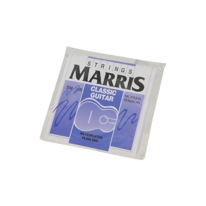Struny Marris SM-10N do gitary klasycznej w zestawie korbka + tuner + 6 kostek + pojemnik Struny Marris SM-10N do gitary klasycznej w zestawie korbka + tuner + 6 kostek + pojemnik
