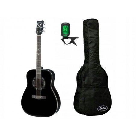 Gitara akustyczna Yamaha F370 BL + pokrowiec + tuner - zestaw gitarowy