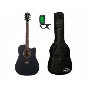 Gitara akustyczna Washburn Wa 90 C (B) + pokrowiec + tuner - zestaw gitarowy