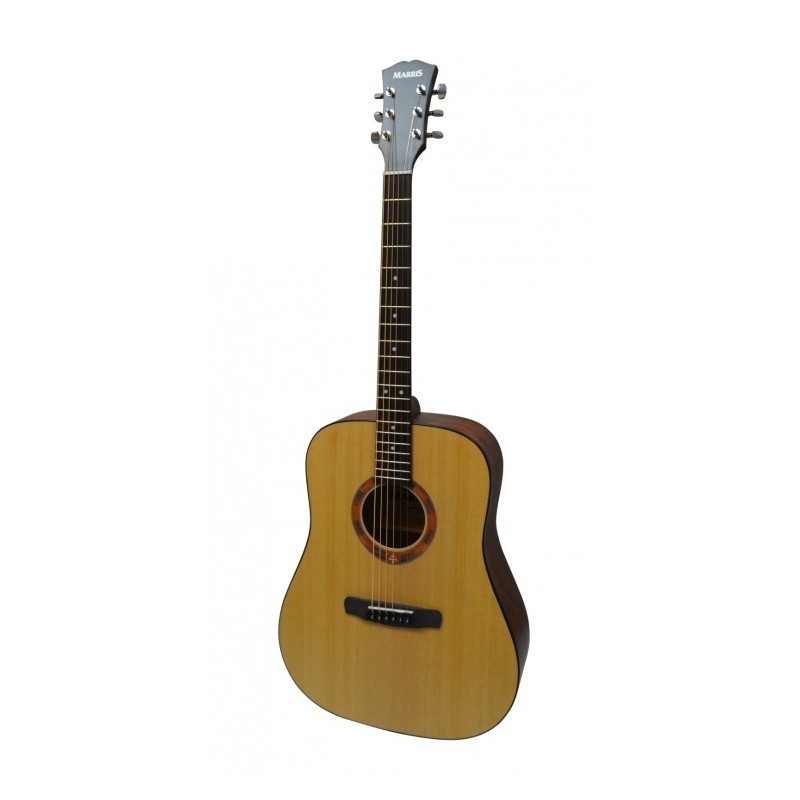 Gitara akustyczna Marris D + pokrowiec + tuner - zestaw gitarowy