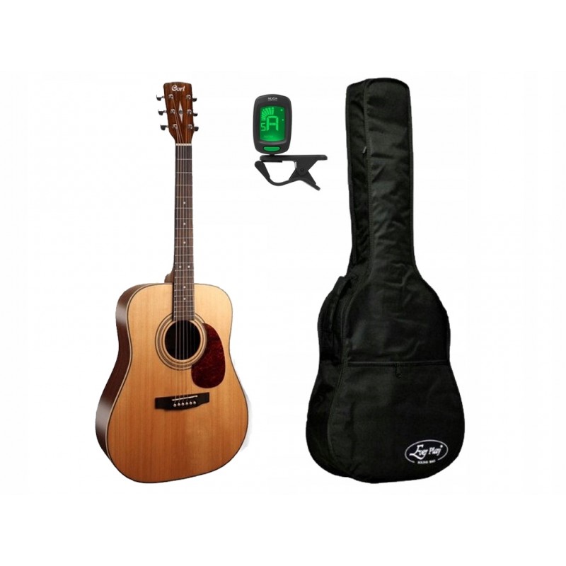 Gitara akustyczna Cort Earth 70 OP + pokrowiec + tuner - zestaw gitarowy Gitara akustyczna Cort Earth 70 OP + pokrowiec + tuner - zestaw gitarowy