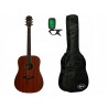 Gitara akustyczna Arrow Silver MH + pokrowiec + tuner - zestaw gitarowy Gitara akustyczna Arrow Silver MH + pokrowiec + tuner - zestaw gitarowy