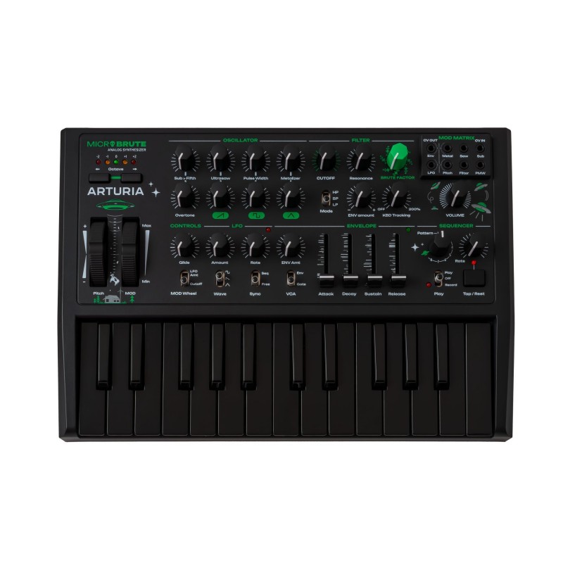 Arturia MicroBrute UFO Edition - syntezator analogowy - 1 - Syntezatory - MicroBrute UFO Edition to limitowana edycja klasyczneg Arturia MicroBrute UFO Edition - syntezator analogowy - 1 - Syntezatory - MicroBrute UFO Edition to limitowana edycja klasyczneg