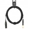 GoodDrut GDBK TRSXM 6 - Kabel audio Jack TRS x XLR-M czarny - 6m GoodDrut GDBK TRSXM 6 - Kabel audio Jack TRS x XLR-M czarny - 6m