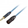 GoodDrut GDM TRSXM 3 - Kabel audio Jack TRS x XLR-M miętowy - 3m
