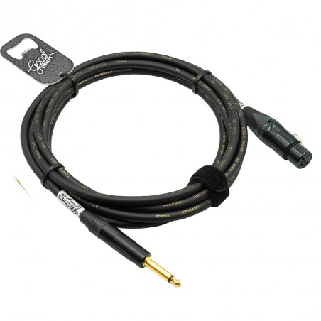 GoodDrut GDBK TSXF 20 - Kabel audio Jack x XLR-F czarny - 20m