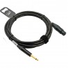 GoodDrut GDBK TSXF 20 - Kabel audio Jack x XLR-F czarny - 20m