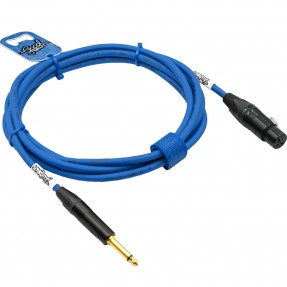 GoodDrut GDB TSXF 10 - Kabel audio Jack x XLR-F niebieski - 10m