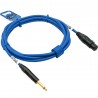 GoodDrut GDB TSXF 2 - Kabel audio Jack x XLR-F niebieski - 2m