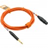 GoodDrut GDO TSXF 2 - Kabel audio Jack x XLR-F pomarańczowy - 2m GoodDrut GDO TSXF 2 - Kabel audio Jack x XLR-F pomarańczowy - 2m