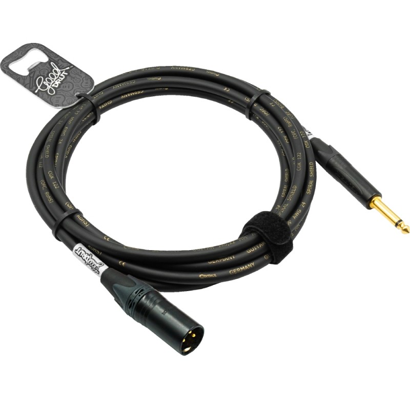 GoodDrut GDBK TSXM 5 - Kabel audio Jack x XLR-M czarny - 5m