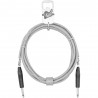 GoodDrut GDO TSTS 2-1-1 - Kabel instrumentalny Jack x Jack biały - 2m GoodDrut GDO TSTS 2-1-1 - Kabel instrumentalny Jack x Jack biały - 2m