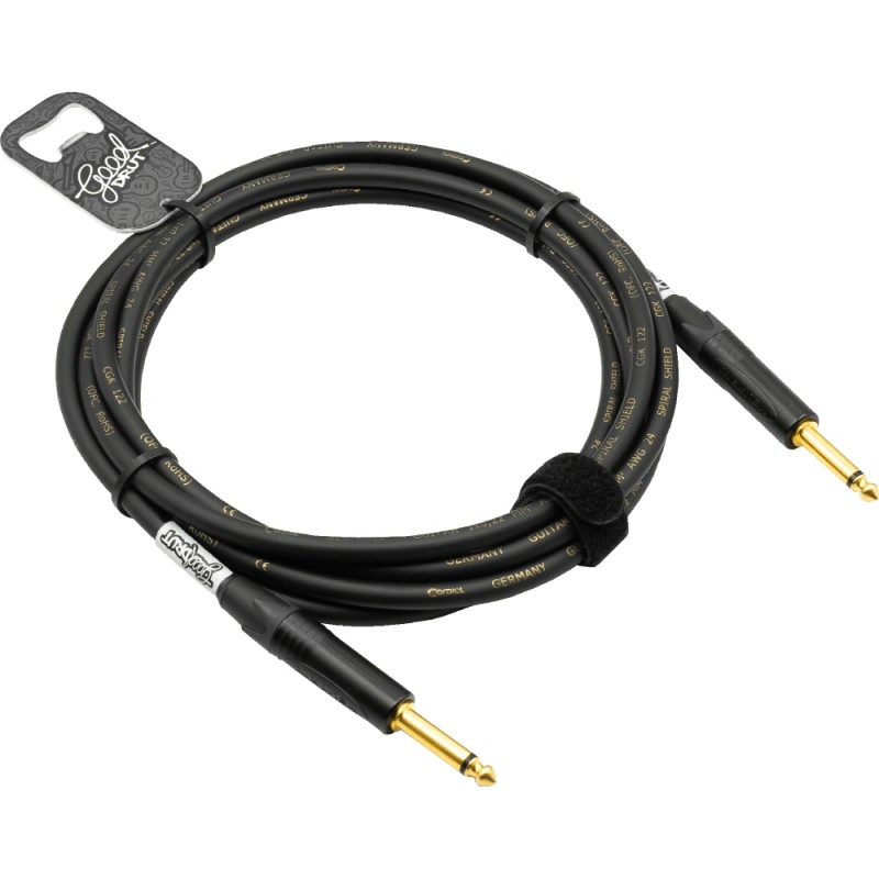 GoodDrut GDBK TSTS 7 - Kabel instrumentalny Jack x Jack czarny - 7m GoodDrut GDBK TSTS 7 - Kabel instrumentalny Jack x Jack czarny - 7m