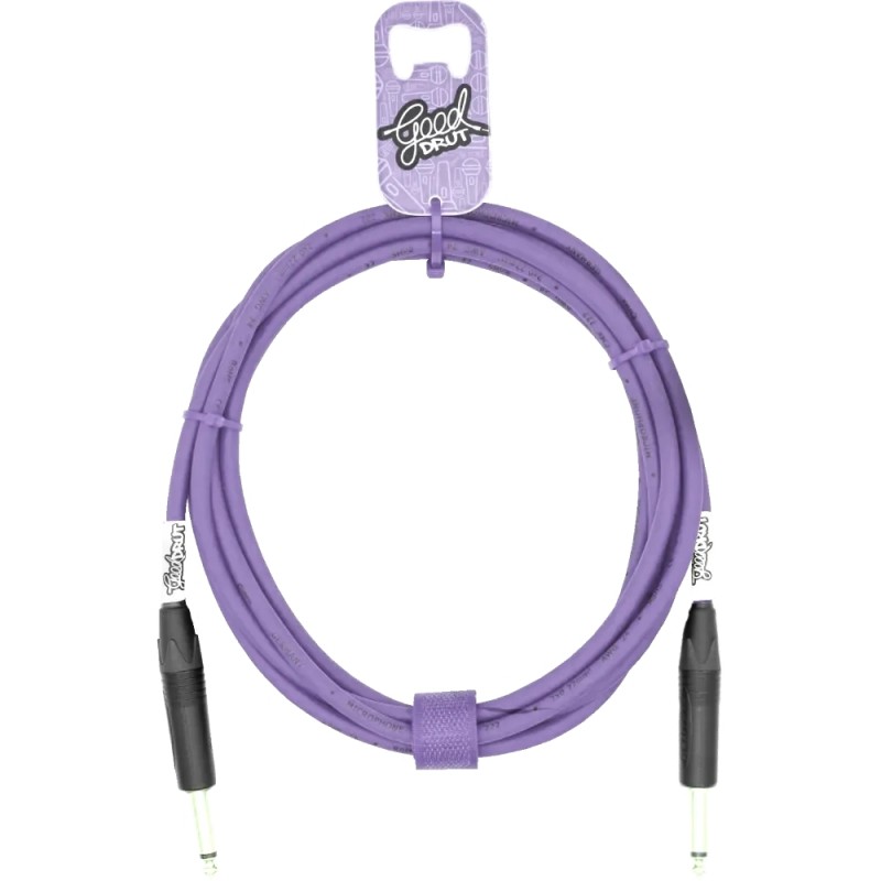 GoodDrut GDO TSTS 10-1 - Kabel instrumentalny Jack x Jack fioletowy - 10m GoodDrut GDO TSTS 10-1 - Kabel instrumentalny Jack x Jack fioletowy - 10m