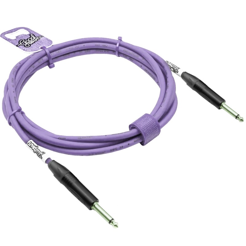 GoodDrut GDO TSTS 15-1 - Kabel instrumentalny Jack x Jack fioletowy - 15m GoodDrut GDO TSTS 15-1 - Kabel instrumentalny Jack x Jack fioletowy - 15m