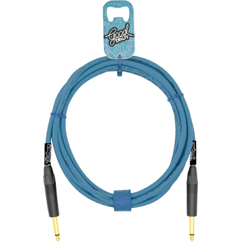 GoodDrut GDM TSTS 2 - Kabel instrumentalny Jack x Jack miętowy - 2m GoodDrut GDM TSTS 2 - Kabel instrumentalny Jack x Jack miętowy - 2m