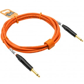 GoodDrut GDO TSTS 1 - Kabel instrumentalny Jack x Jack pomarańczowy - 1m