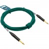 GoodDrut GDG TSTS 2 - Kabel instrumentalny Jack x Jack zielony - 2m GoodDrut GDG TSTS 2 - Kabel instrumentalny Jack x Jack zielony - 2m