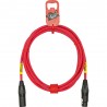 GoodDrut GDR XMXF 2 - Kabel mikrofonowy XLR x XLR malinowy - 2m GoodDrut GDR XMXF 2 - Kabel mikrofonowy XLR x XLR malinowy - 2m