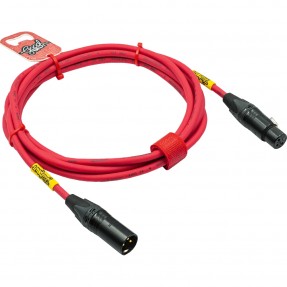 GoodDrut GDR XMXF 7 - Kabel mikrofonowy XLR x XLR malinowy - 7m
