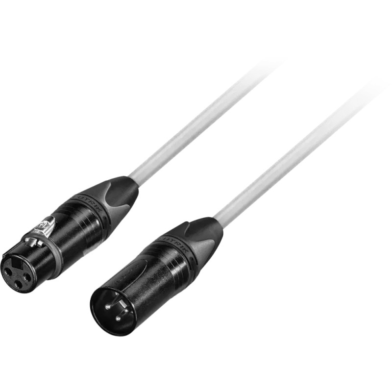 GoodDrut GDB XMXF 2-1-1 - Kabel mikrofonowy XLR-M x XLR-F biały - 2m GoodDrut GDB XMXF 2-1-1 - Kabel mikrofonowy XLR-M x XLR-F biały - 2m