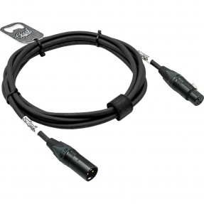 GoodDrut GDBK XMXF 15 - Kabel mikrofonowy XLR-M x XLR-F czarny - 15m