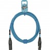 GoodDrut GDM XMXF 2 - Kabel mikrofonowy XLR-M x XLR-F miętowy - 2m GoodDrut GDM XMXF 2 - Kabel mikrofonowy XLR-M x XLR-F miętowy - 2m