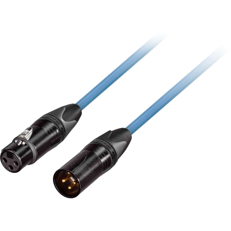 GoodDrut GDM XMXF 2 - Kabel mikrofonowy XLR-M x XLR-F miętowy - 2m GoodDrut GDM XMXF 2 - Kabel mikrofonowy XLR-M x XLR-F miętowy - 2m