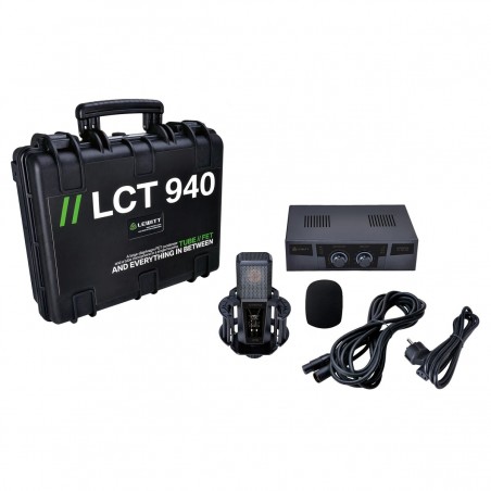 Lewitt LCT 940 - mikrofon studyjny lampowy - 1 - Mikrofony studyjne - Mikrofon studyjny lampowy Lewitt LCT 940 łączy w sobie spe