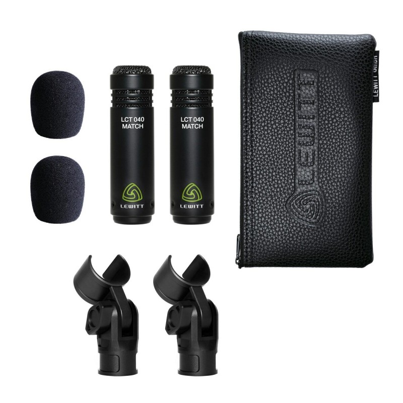 Lewitt LCT 040 MATCH Stereo Pair - Mikrofony pojemnościowe, para - 1 - Mikrofony pojemnościowe - LCT 040 MATCH PAIR to idealnie 