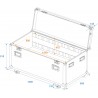ROADINGER Tour Case 120cm na kółkach - case, skrzynia - 5 - Racki, cases - 