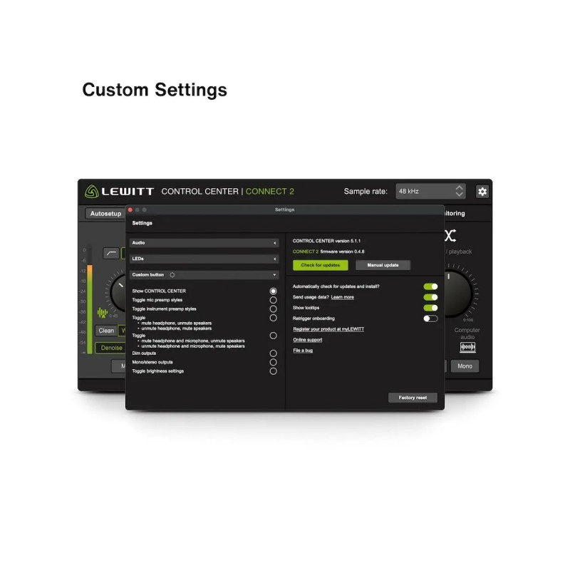 Lewitt CONNECT 2 - Interfejs audio Lewitt CONNECT 2 - Interfejs audio